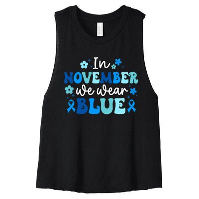 Diabetes Awareness Funny Diabetes Warrior Women's Racerback Cropped Tank