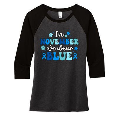 Diabetes Awareness Funny Diabetes Warrior Women's Tri-Blend 3/4-Sleeve Raglan Shirt