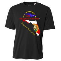 DeSantis Airlines Funny Political Meme Bringing The Border To You Cooling Performance Crew T-Shirt