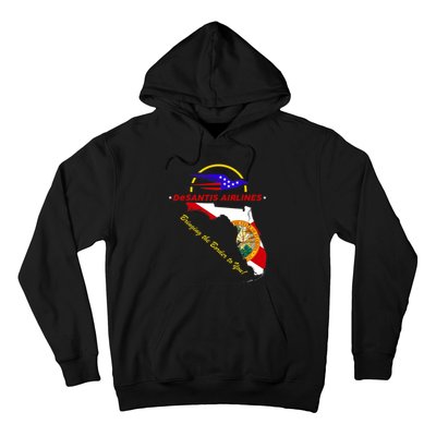 DeSantis Airlines Funny Political Meme Bringing The Border To You Hoodie