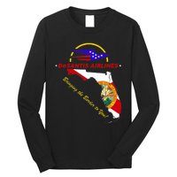 DeSantis Airlines Funny Political Meme Bringing The Border To You Long Sleeve Shirt