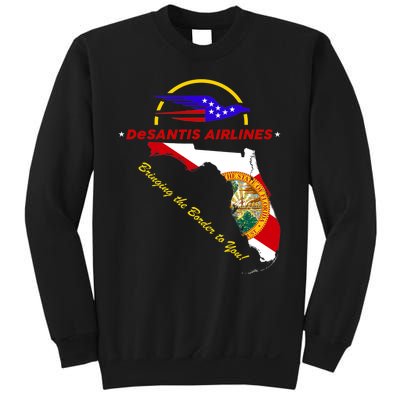 DeSantis Airlines Funny Political Meme Bringing The Border To You Sweatshirt