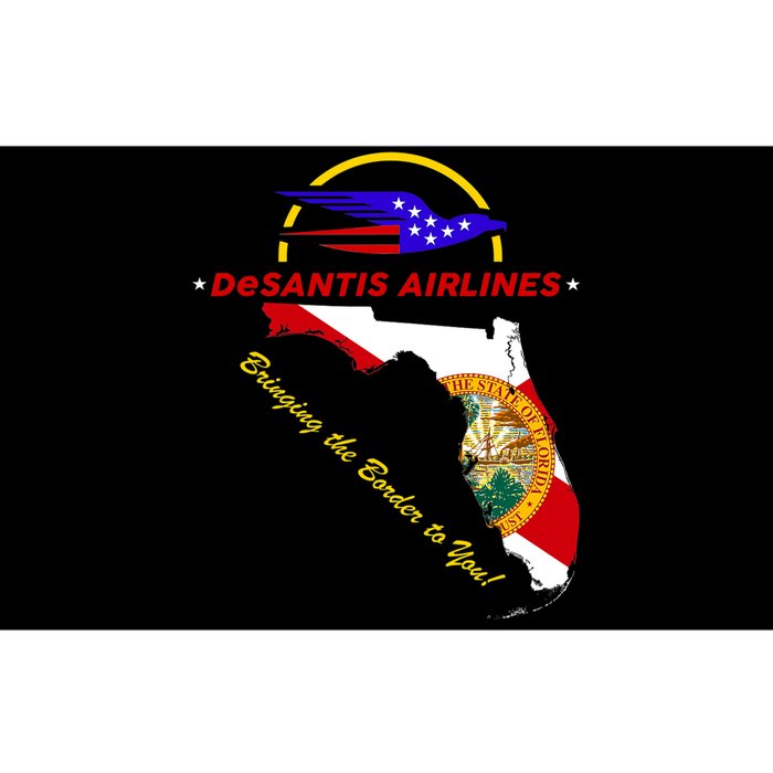 DeSantis Airlines Funny Political Meme Bringing The Border To You Bumper Sticker