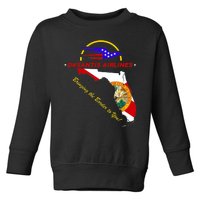 DeSantis Airlines Funny Political Meme Bringing The Border To You Toddler Sweatshirt