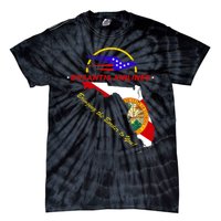 DeSantis Airlines Funny Political Meme Bringing The Border To You Tie-Dye T-Shirt