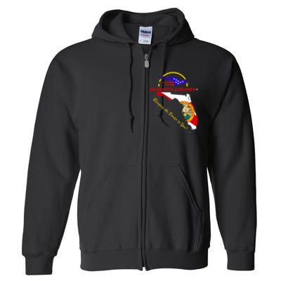 DeSantis Airlines Funny Political Meme Bringing The Border To You Full Zip Hoodie