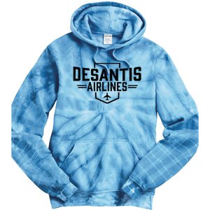 Desantis Airlines Funny Political Meme Ron Desantis Tie Dye Hoodie