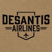 Desantis Airlines Funny Political Meme Ron Desantis Cotton Canvas Backpack