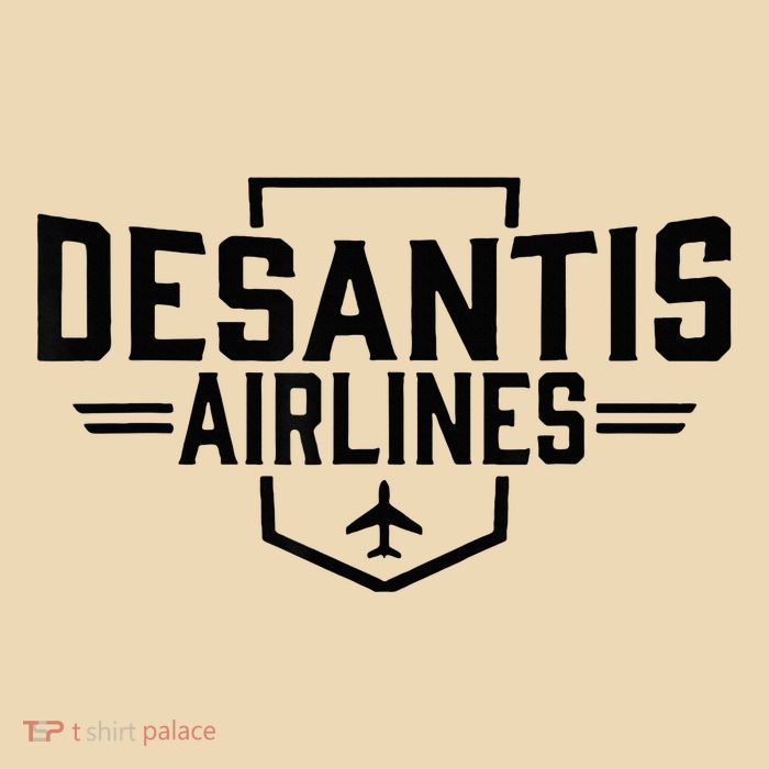 Desantis Airlines Funny Political Meme Ron Desantis Drawstring Bag
