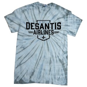 Desantis Airlines Funny Political Meme Ron Desantis Tie-Dye T-Shirt