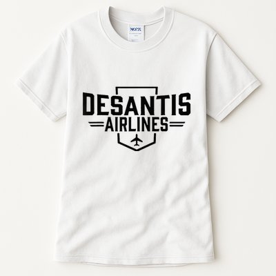 Desantis Airlines Funny Political Meme Ron Desantis Tall T-Shirt
