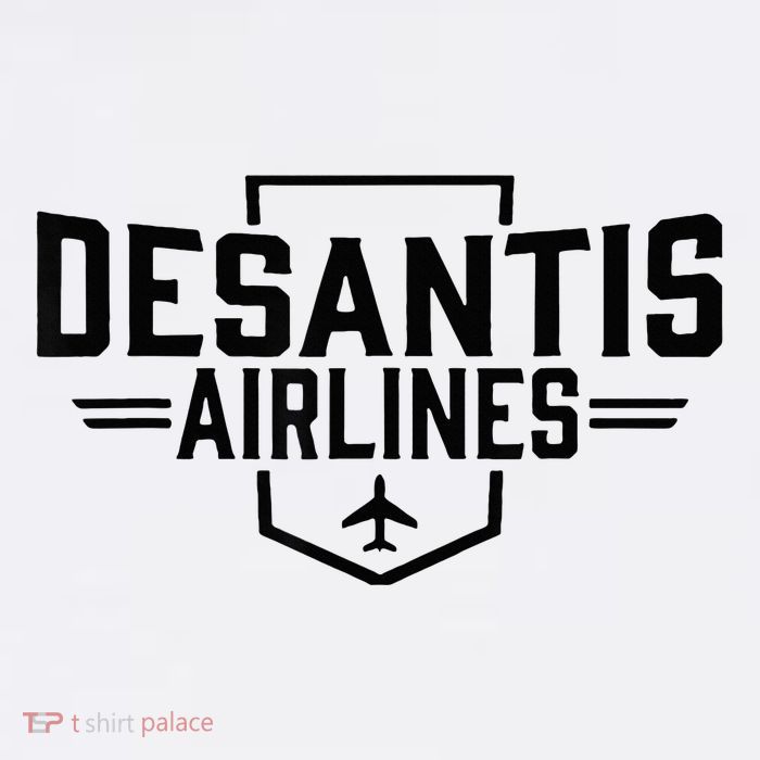 Desantis Airlines Funny Political Meme Ron Desantis Tall T-Shirt