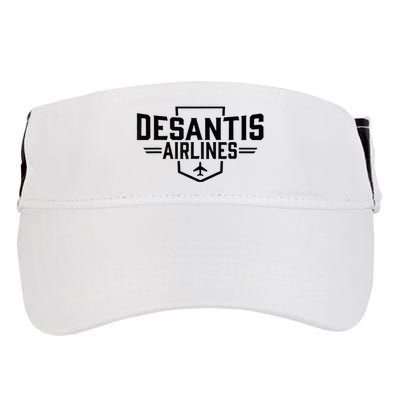 Desantis Airlines Funny Political Meme Ron Desantis Adult Drive Performance Visor