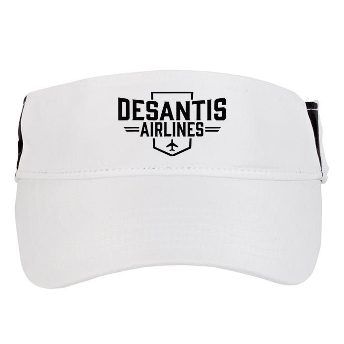 Desantis Airlines Funny Political Meme Ron Desantis Adult Drive Performance Visor