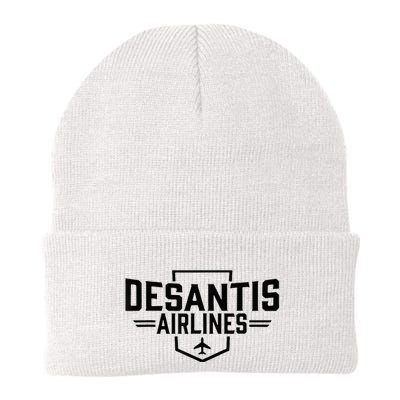 Desantis Airlines Funny Political Meme Ron Desantis Beanie