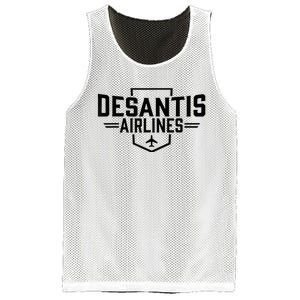 Desantis Airlines Funny Political Meme Ron Desantis Mesh Reversible Basketball Jersey Tank