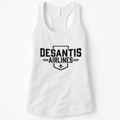 Desantis Airlines Funny Political Meme Ron Desantis Womens Tank Top