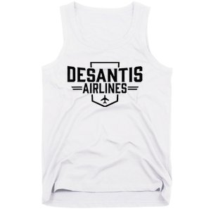 Desantis Airlines Funny Political Meme Ron Desantis Tank Top