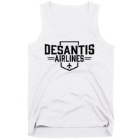 Desantis Airlines Funny Political Meme Ron Desantis Tank Top