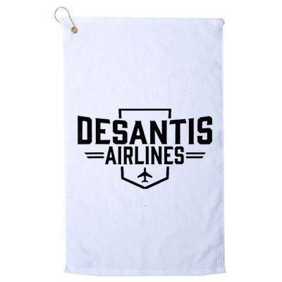 Desantis Airlines Funny Political Meme Ron Desantis Golf Towel