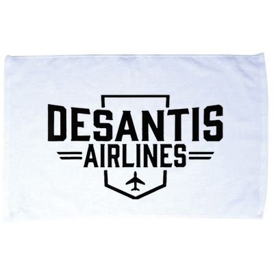 Desantis Airlines Funny Political Meme Ron Desantis Microfiber Hand Towel
