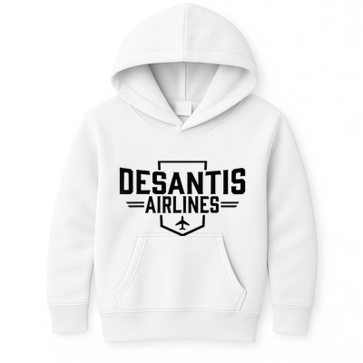 Desantis Airlines Funny Political Meme Ron Desantis Kids Hoodie
