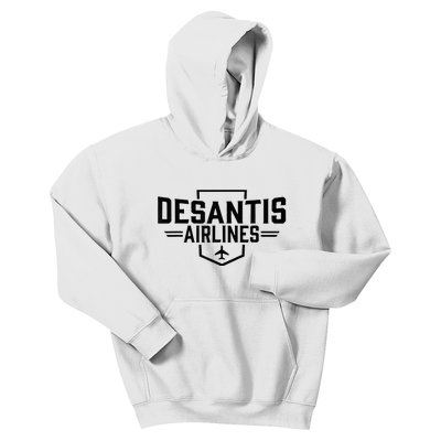 Desantis Airlines Funny Political Meme Ron Desantis Kids Hoodie