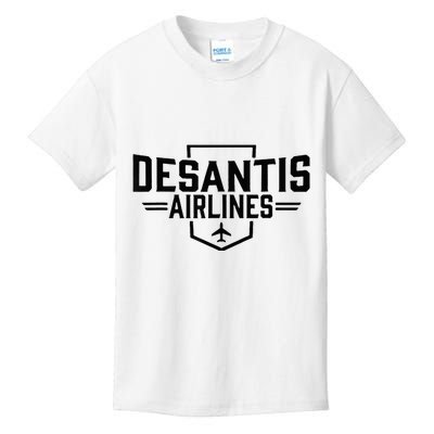 Desantis Airlines Funny Political Meme Ron Desantis Kids T-Shirt