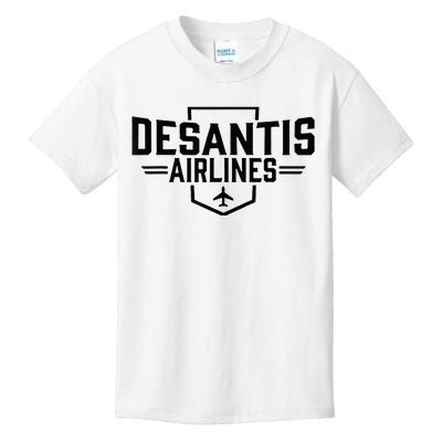 Desantis Airlines Funny Political Meme Ron Desantis Kids T-Shirt