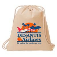 Desantis Airlines Funny Political Meme Ron Desantis Governor Drawstring Bag