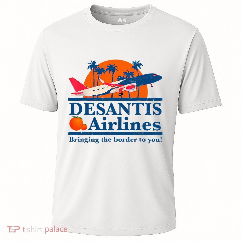 Desantis Airlines Funny Political Meme Ron Desantis Governor Performance Shirt
