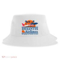Desantis Airlines Funny Political Meme Ron Desantis Governor Sustainable Bucket Hat