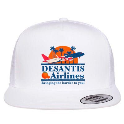 Desantis Airlines Funny Political Meme Ron Desantis Governor Flatbill Hat