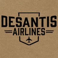 DeSantis Airlines Funny Political Meme Ron DeSantis Cotton Canvas Backpack