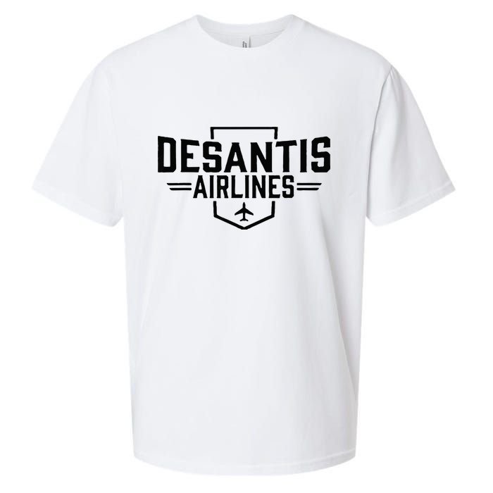 DeSantis Airlines Funny Political Meme Ron DeSantis Sueded Cloud Jersey T-Shirt