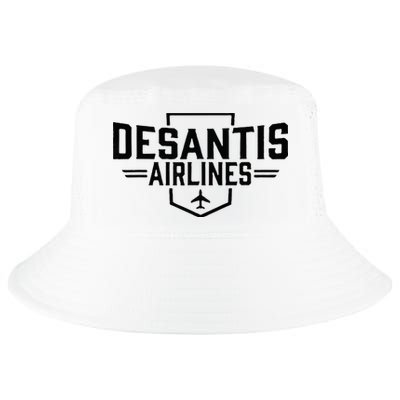 DeSantis Airlines Funny Political Meme Ron DeSantis Cool Comfort Performance Bucket Hat