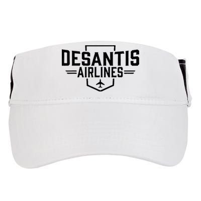 DeSantis Airlines Funny Political Meme Ron DeSantis Adult Drive Performance Visor
