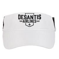 DeSantis Airlines Funny Political Meme Ron DeSantis Adult Drive Performance Visor