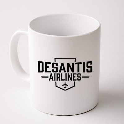DeSantis Airlines Funny Political Meme Ron DeSantis Mug