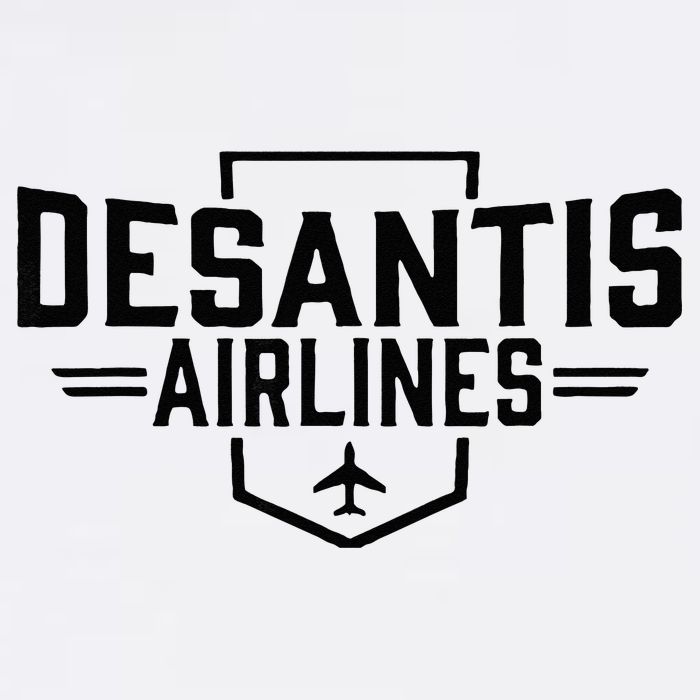 DeSantis Airlines Funny Political Meme Ron DeSantis Short Acrylic Beanie