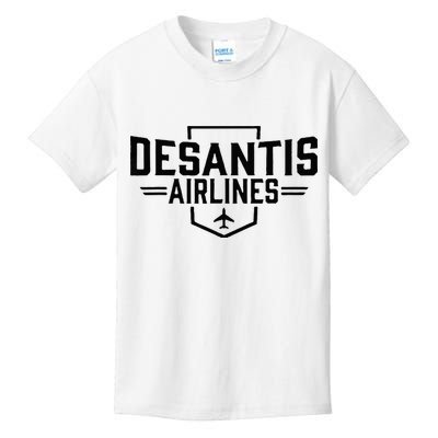DeSantis Airlines Funny Political Meme Ron DeSantis Kids T-Shirt