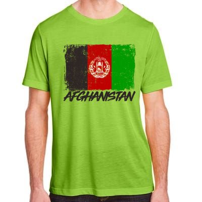 Distressed Afghanistan Flag Adult ChromaSoft Performance T-Shirt