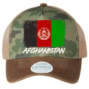 Distressed Afghanistan Flag Legacy Tie Dye Trucker Hat