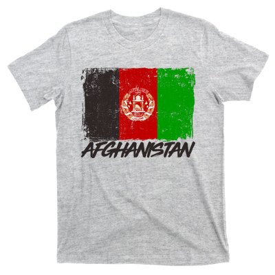 Distressed Afghanistan Flag T-Shirt