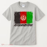 Distressed Afghanistan Flag Tall T-Shirt