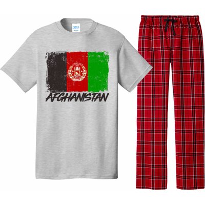 Distressed Afghanistan Flag Pajama Set