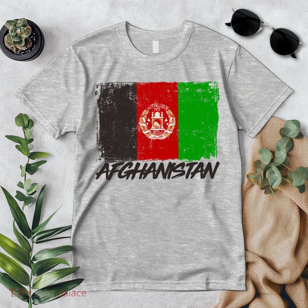 Distressed Afghanistan Flag Premium T-Shirt