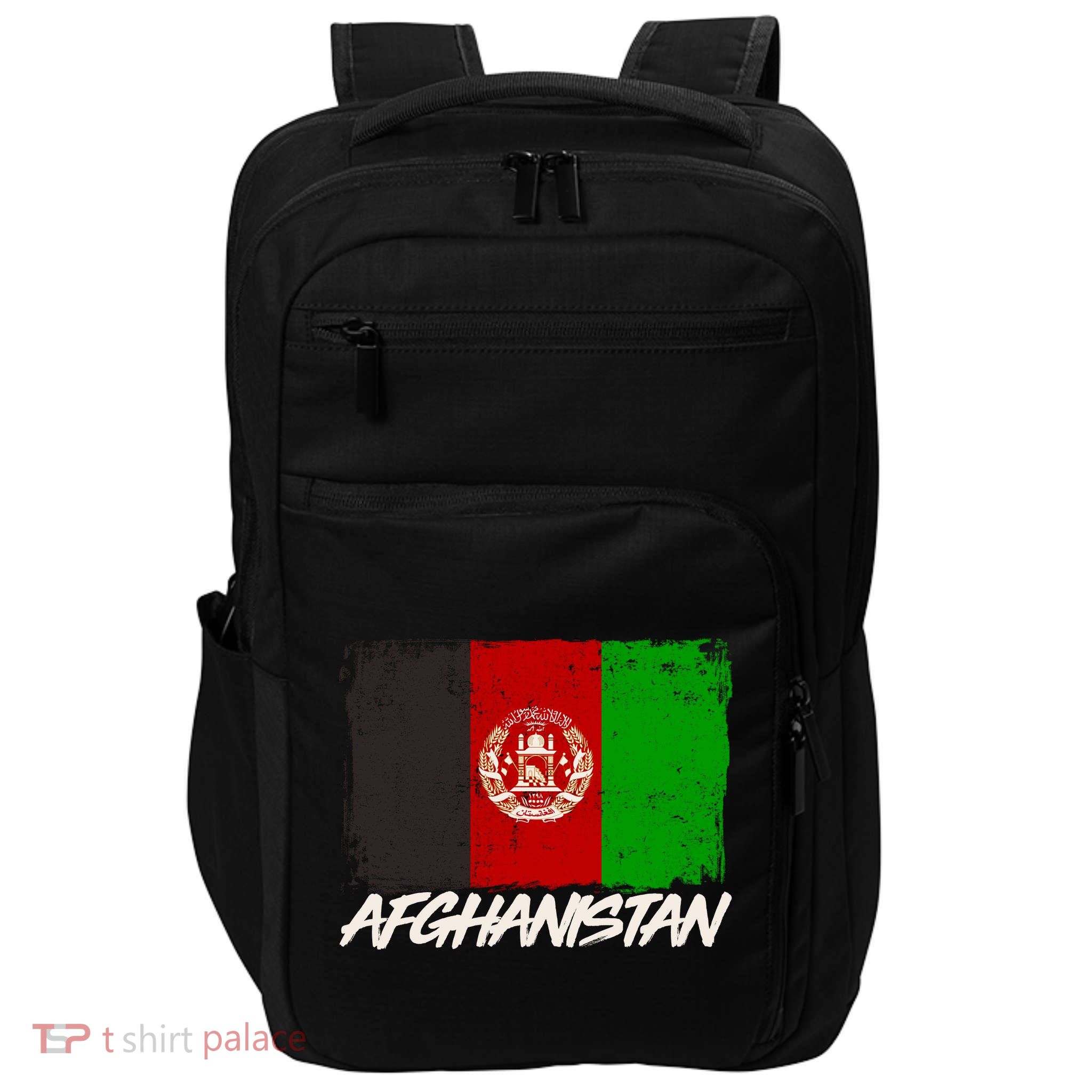 Distressed Afghanistan Flag Impact Tech Backpack