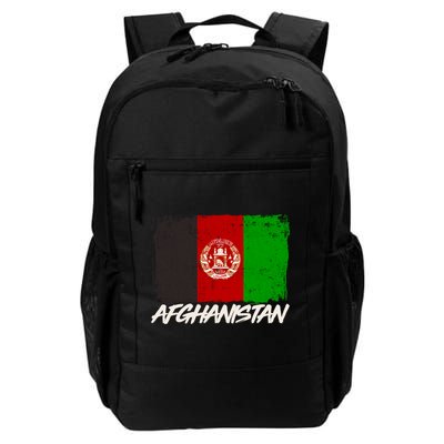Distressed Afghanistan Flag Backpack