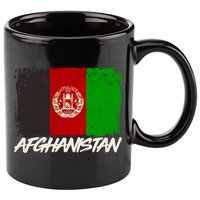 Distressed Afghanistan Flag 11oz C Handle Ceramic Mug